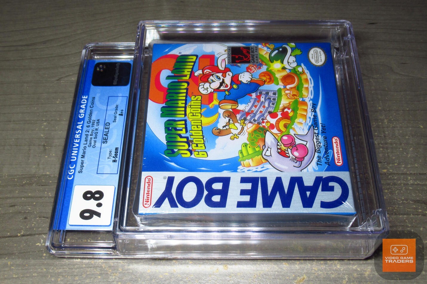 CGC 9.8 A++ – Super Mario Land 2: 6 Golden Coins 1ST PRINT Game Boy 1992 NEW!