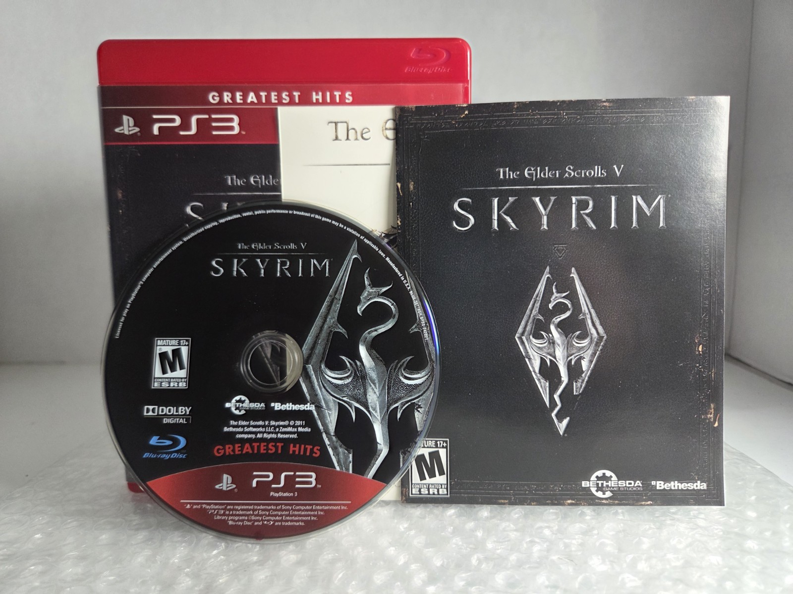 Elder Scrolls 5 V: Skyrim Legendary Edition PS3 Sony PlayStation 3 Complete CIB