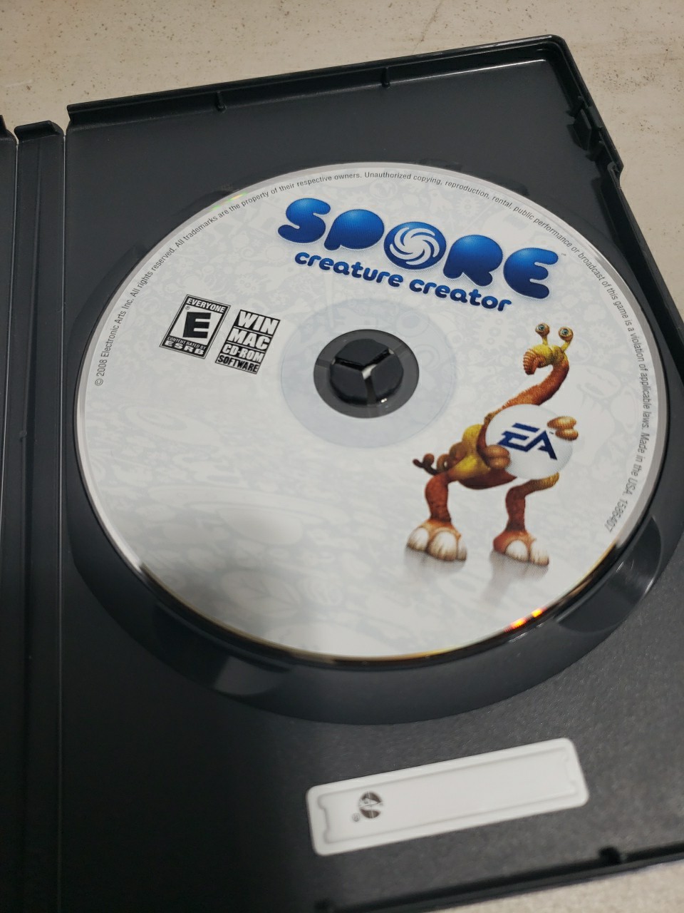 Spore Creature Creator (Windows/Mac, 2008) CIB – WITH MANUAL – CD ROM
