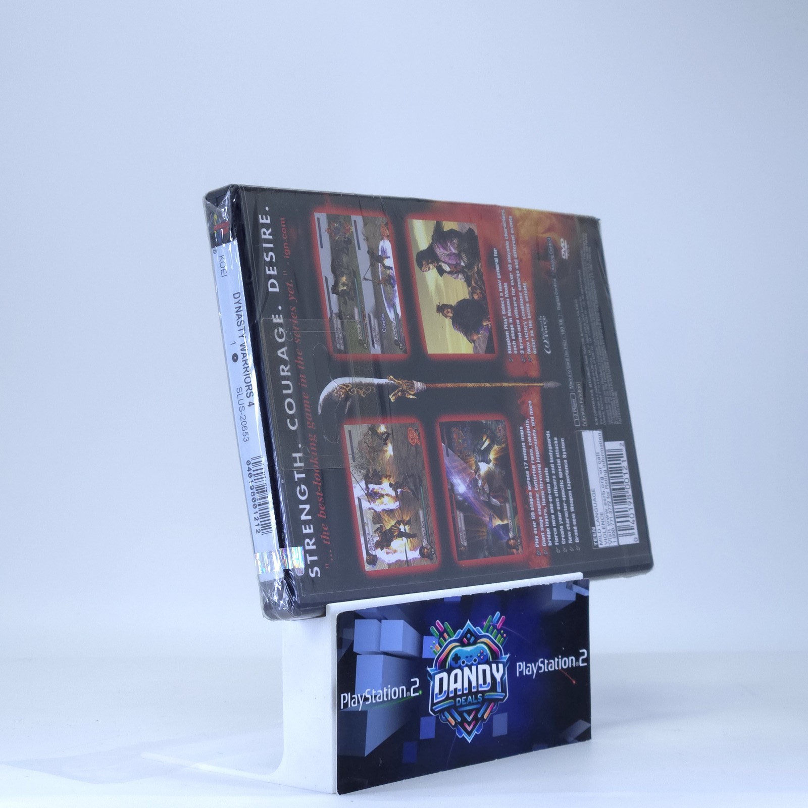 Dynasty Warriors 4 PS2 Black Label | Brand New – Damaged – PlayStation 2