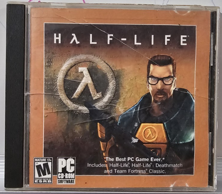 Half Life PC CD ROM Death match Team Fortress Classic Vtg 2005 Valve Mature