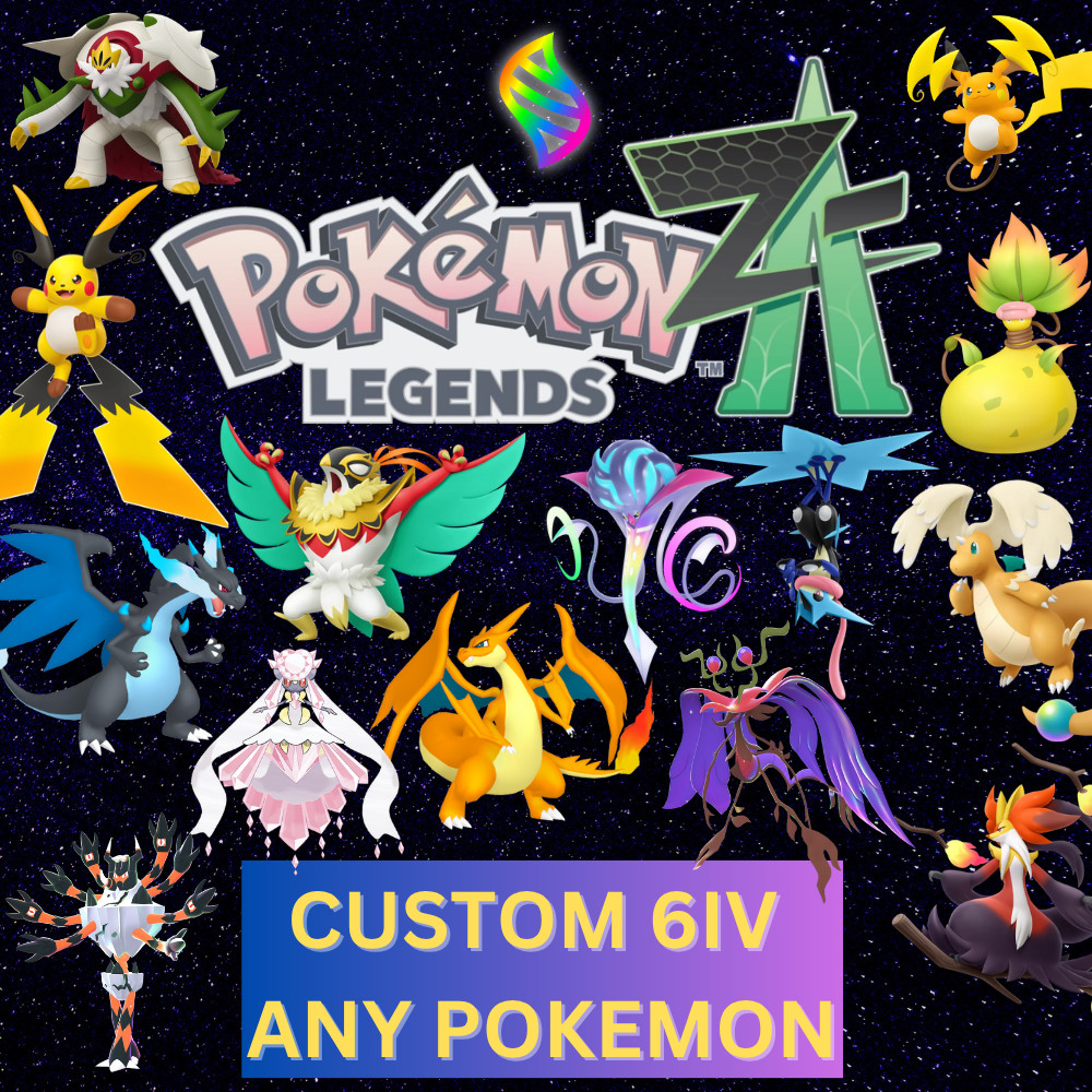Pokemon Legends ZA Z-A ✨Shiny Alpha✨ Mega Evolution Custom Any 6IV ✨Trainer ID✨