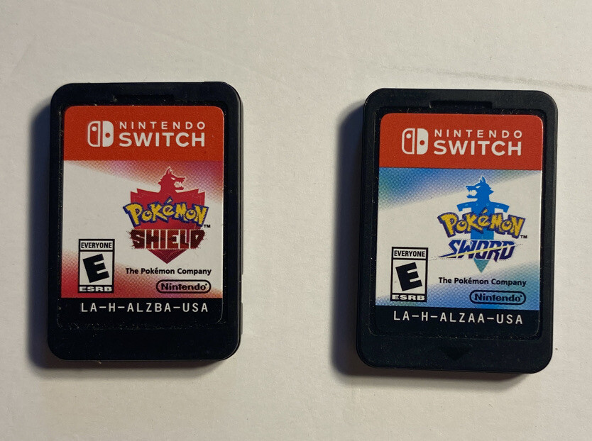 Nintendo Switch – Pokemon Sword and Pokemon Shield Pre-Owned Games – Ships Free!