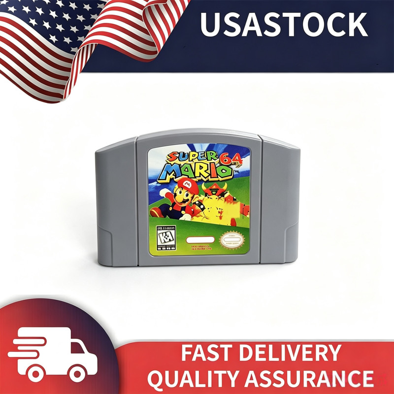 super Mario.Games For Nintendo 64 Console US Version