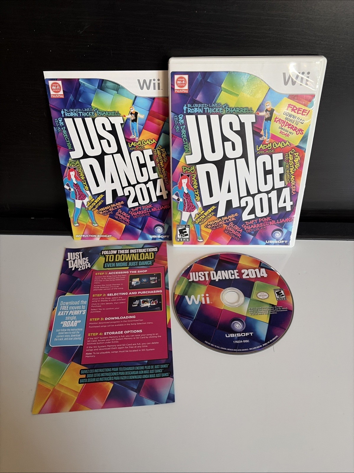Just Dance 2014 (Nintendo Wii, 2013) CIB W/ MANUAL Complete In Box – Free Ship!