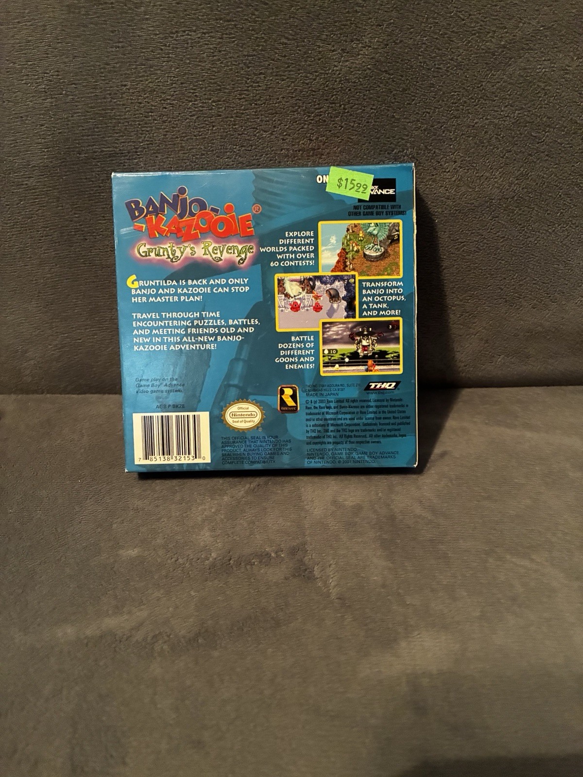 THQ Banjo-Kazooie: Grunty’s Revenge GBA CIB