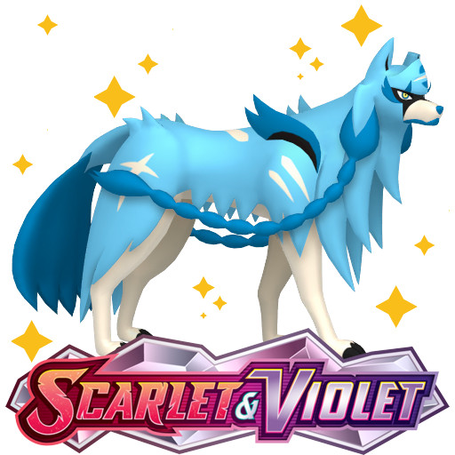 Shiny Zacian – Pokémon Scarlet and Violet (6IV, EV Trained)
