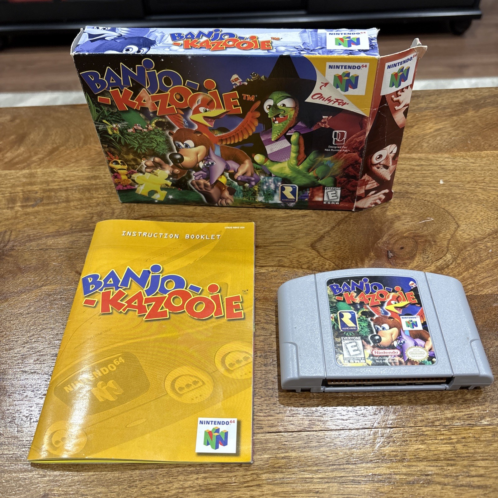 Banjo-Kazooie (N64) CIB – AUTHENTIC – Tested
