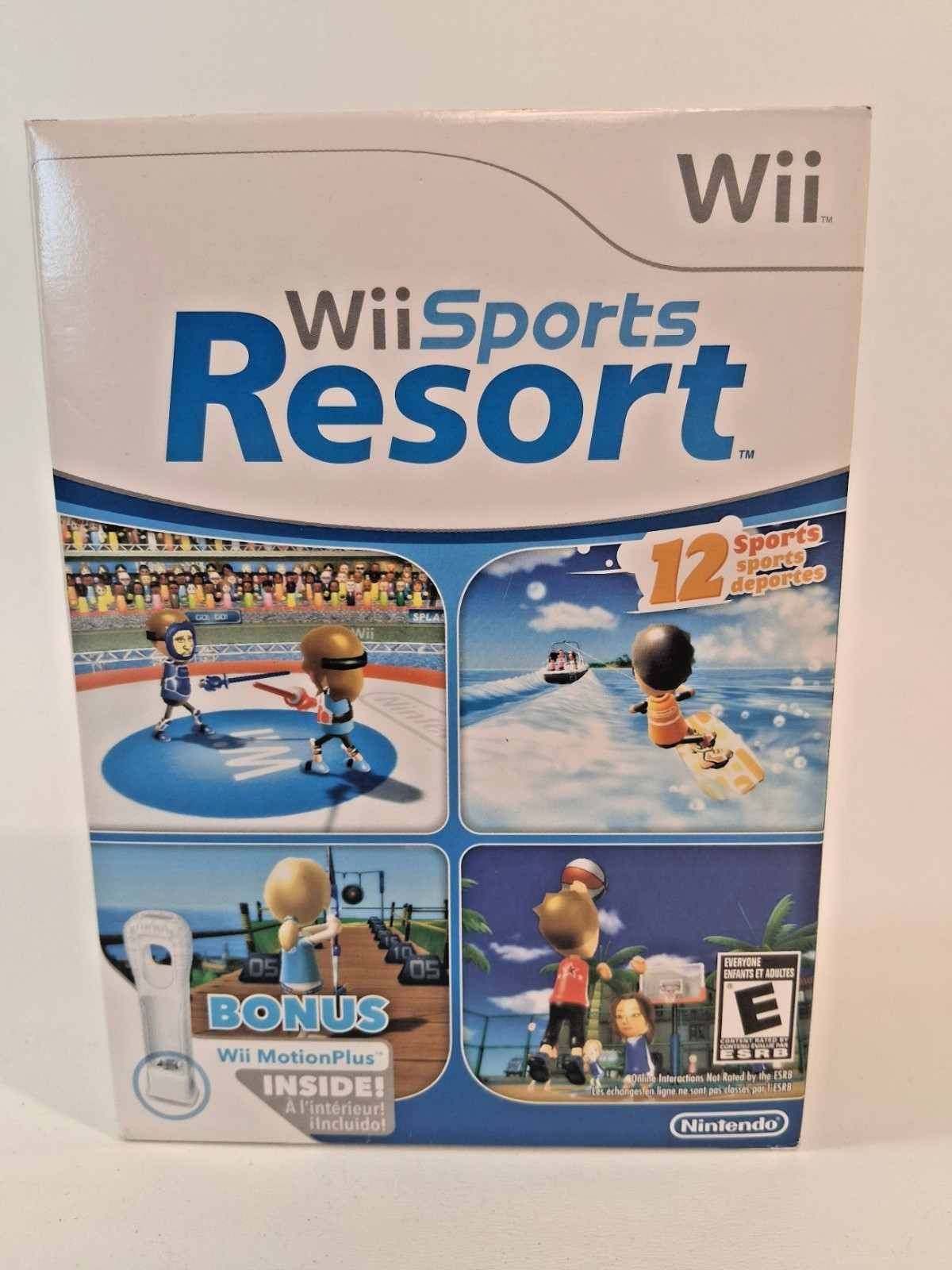 Wii Sports Resort BIG BOX w/ Wii MotionPlus – Nintendo Wii NEW FACTORY SEALED